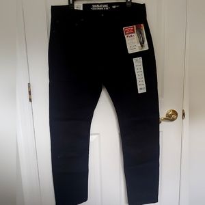 Signature Levi's Flex S37 SLIM 36x32 Black NWT